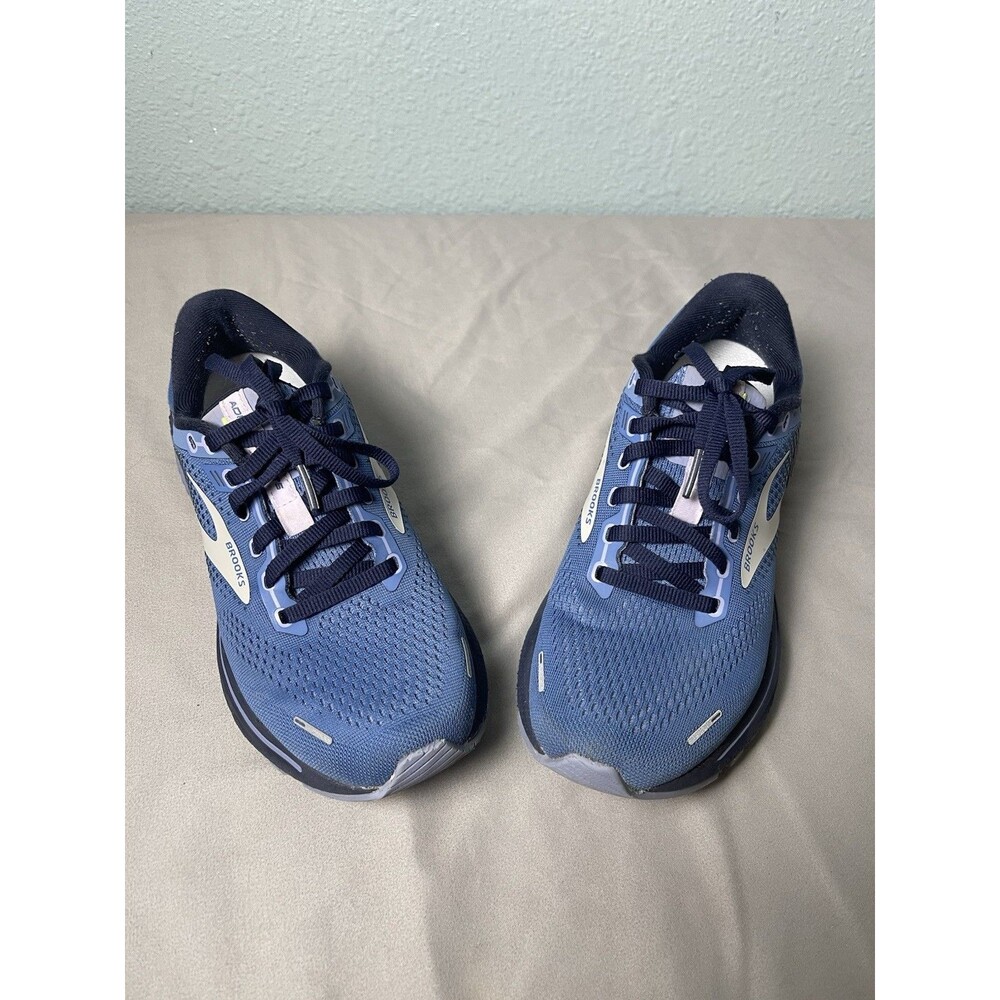 Brooks Adrenaline GTS 22 Running Shoes Blue Women's 7 B Medium - Picture 2 of 10